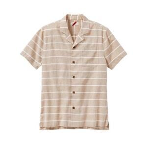 Best Made Co. Men's Linen Camp Shirt Striped Button Up Size Large